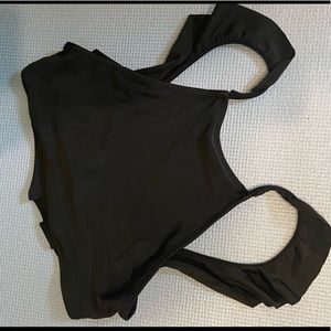 Swim Top with flowy detail on the back